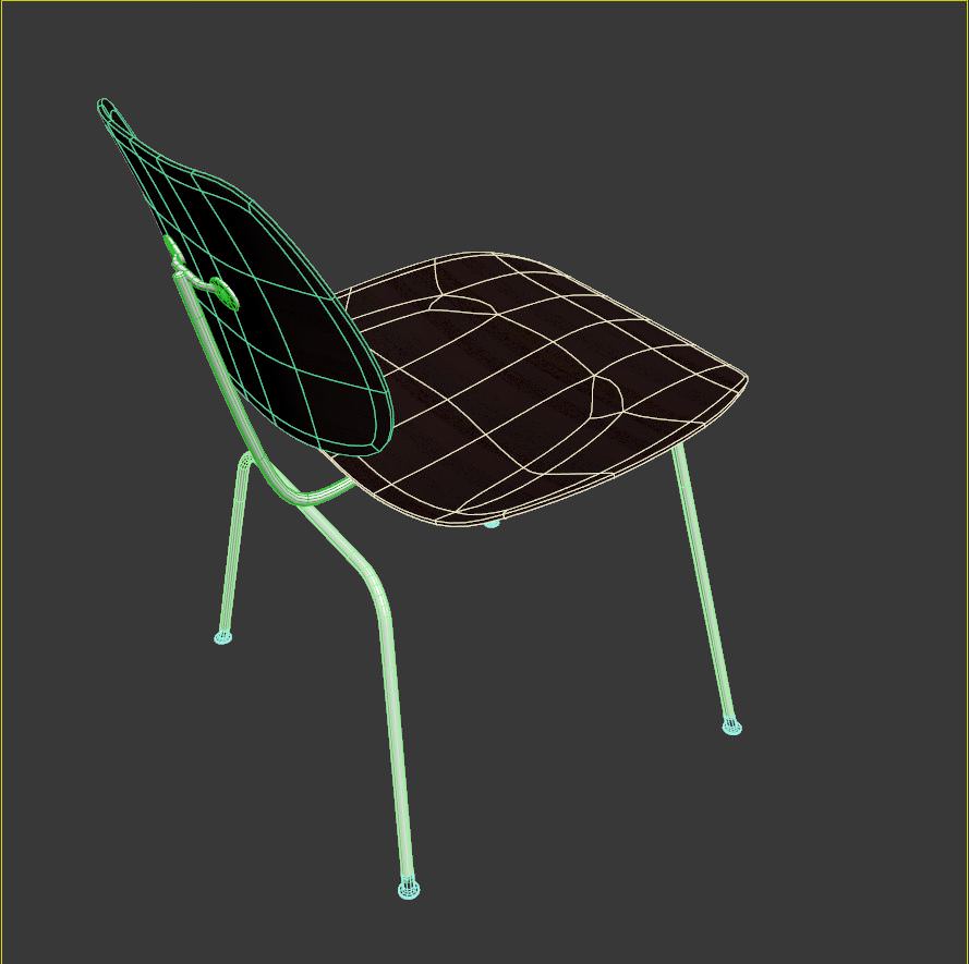 Eames DCM 3D model_5
