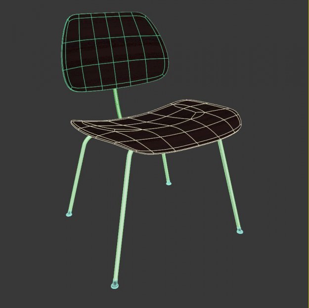 Eames DCM 3D model_1