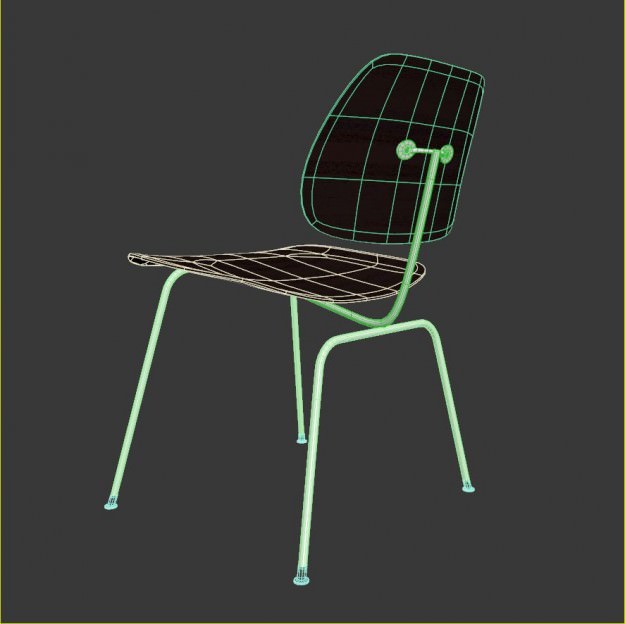 Eames DCM 3D model_3