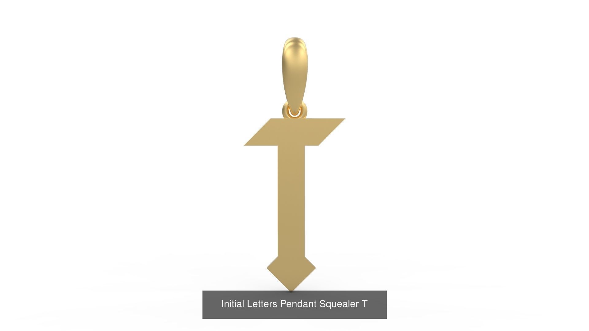 Initial Letters Pendant Alphabets Squealer 3D Model Collection_22