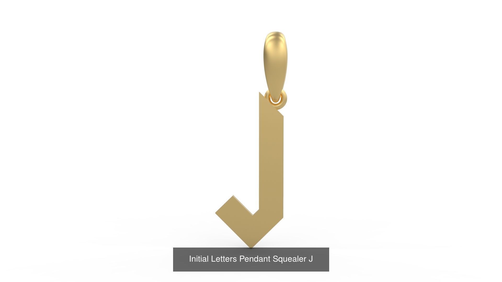 Initial Letters Pendant Alphabets Squealer 3D Model Collection_12