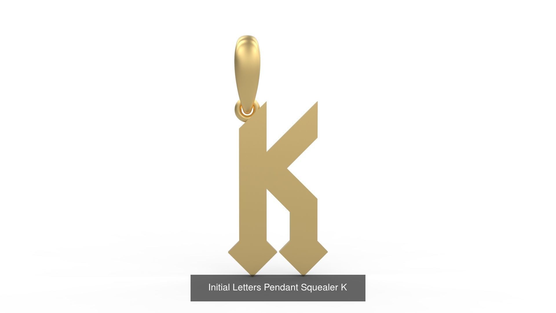 Initial Letters Pendant Alphabets Squealer 3D Model Collection_13