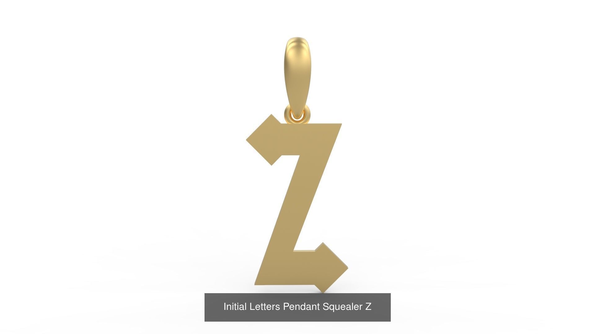 Initial Letters Pendant Alphabets Squealer 3D Model Collection_28