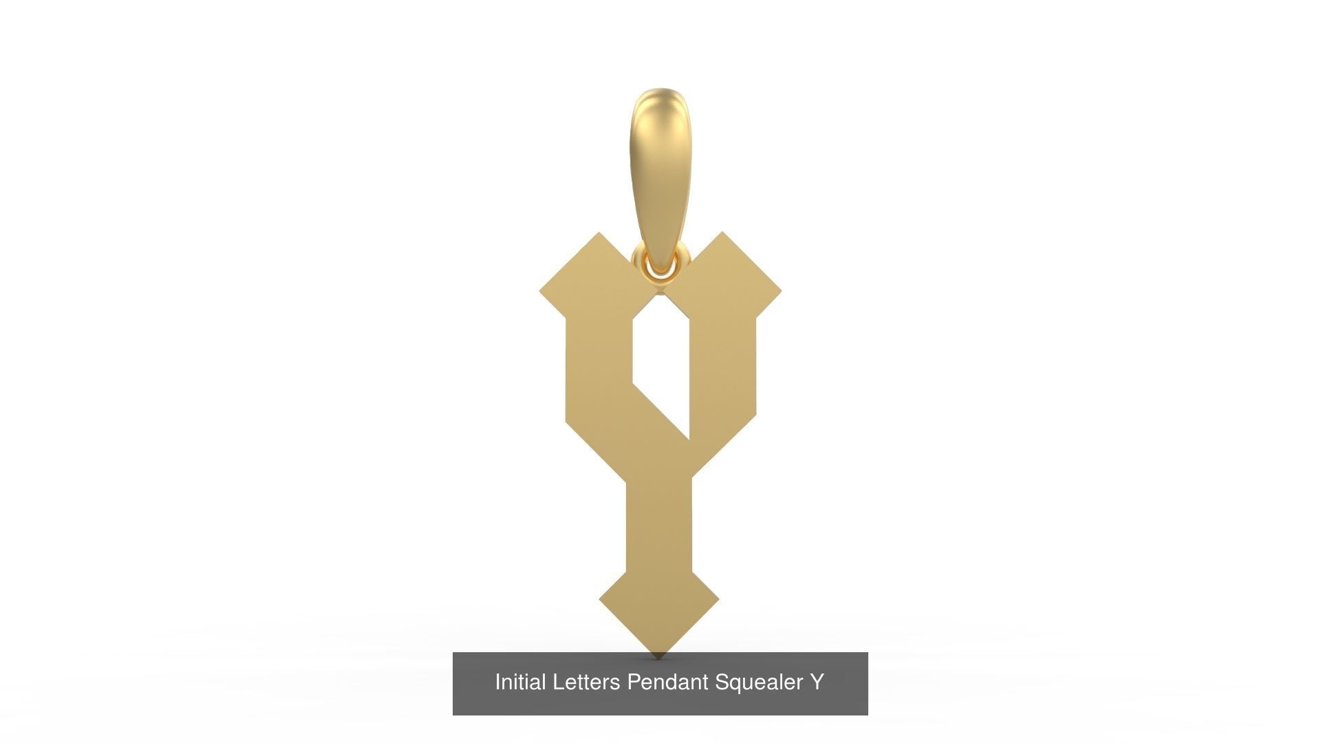 Initial Letters Pendant Alphabets Squealer 3D Model Collection_27