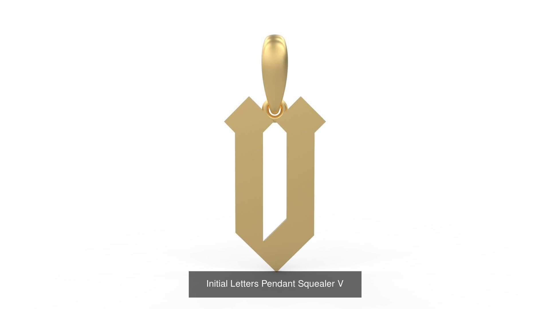 Initial Letters Pendant Alphabets Squealer 3D Model Collection_24