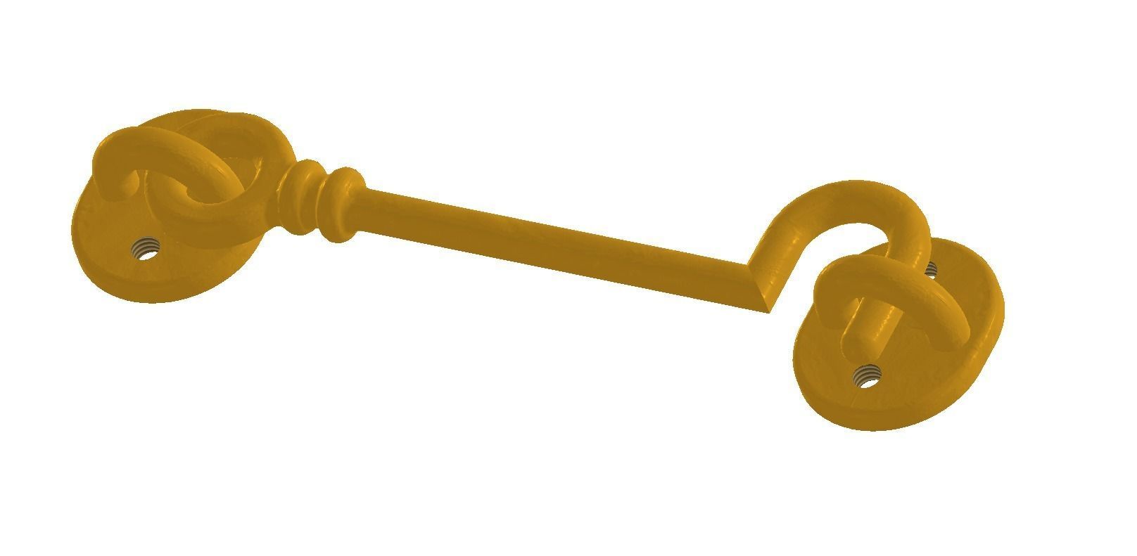 Door lock 3D print model_2