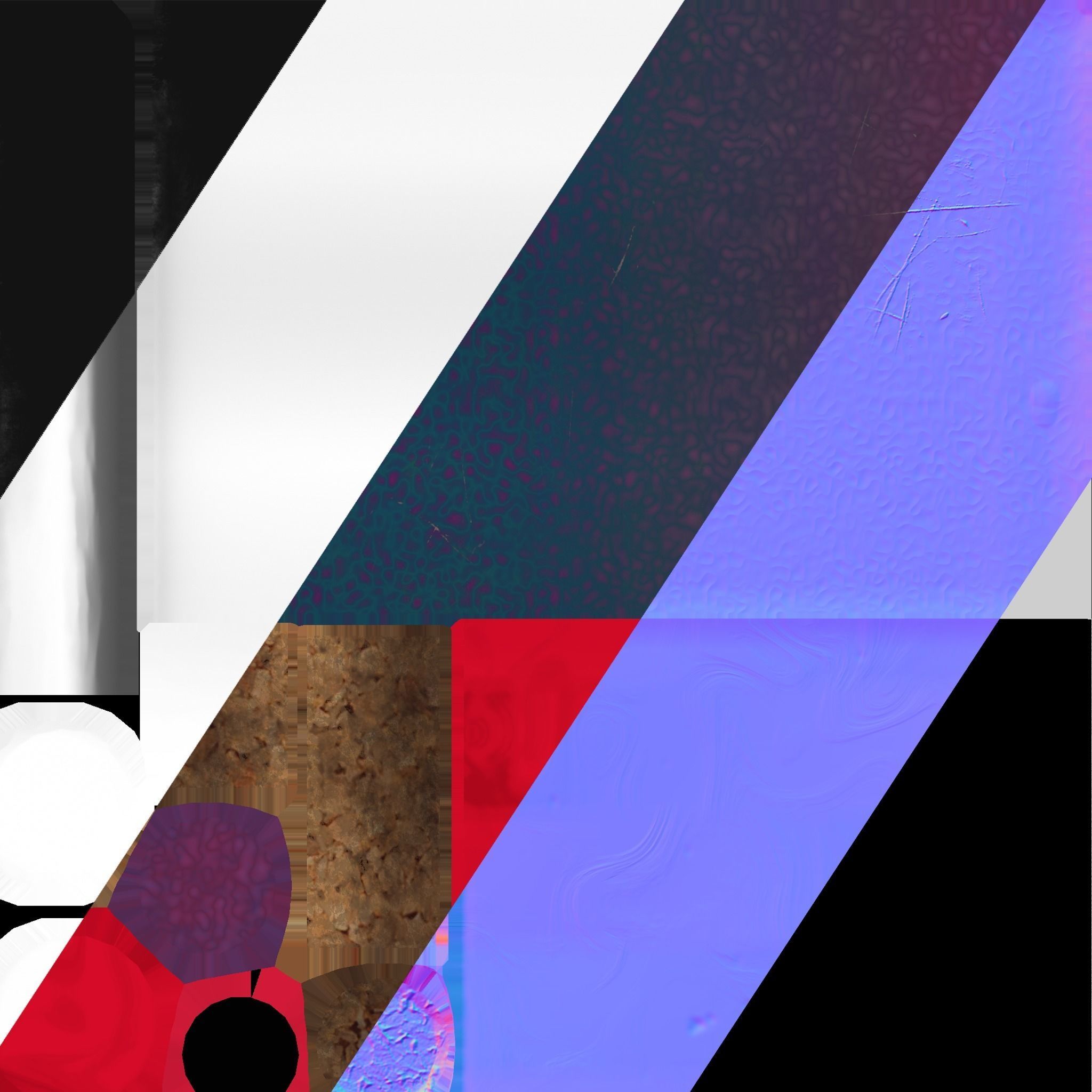 Test Tube Rack Pack Low-poly 3D model_12