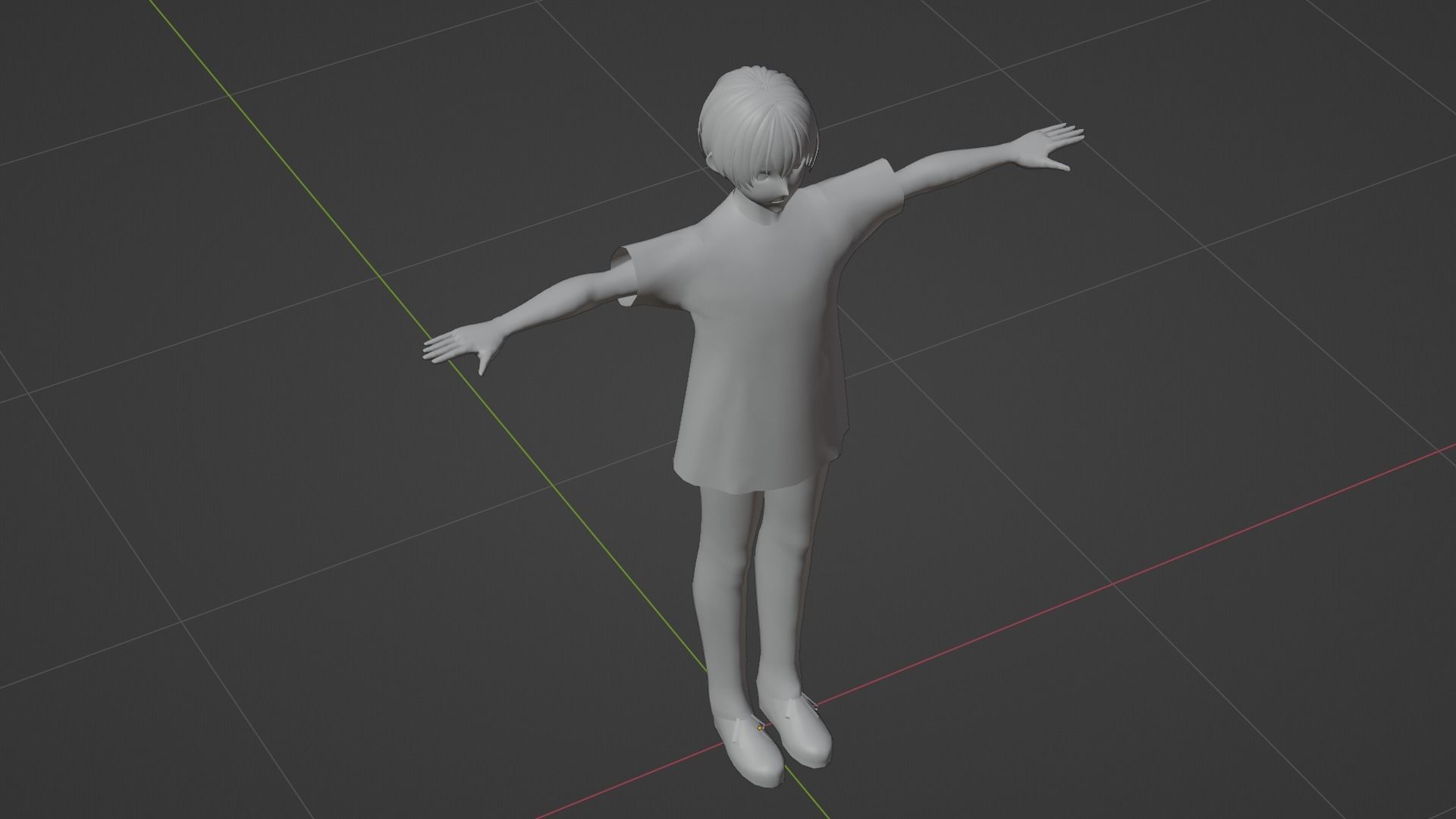 Squid Game - Player Low-poly 3D model_9