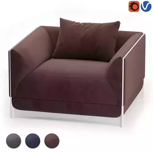 Foscari Visionnaire Armchair 3D model