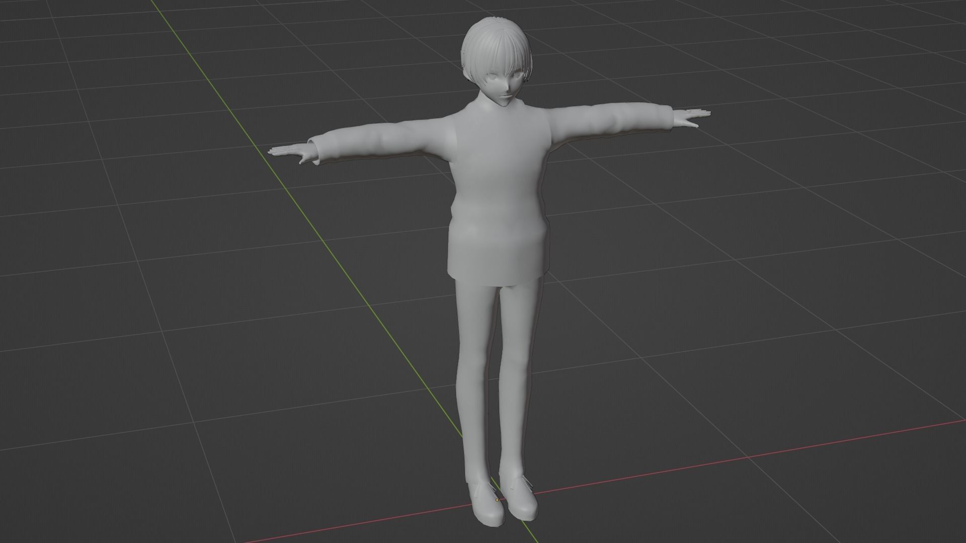 Squid Game - Player Low-poly 3D model_9