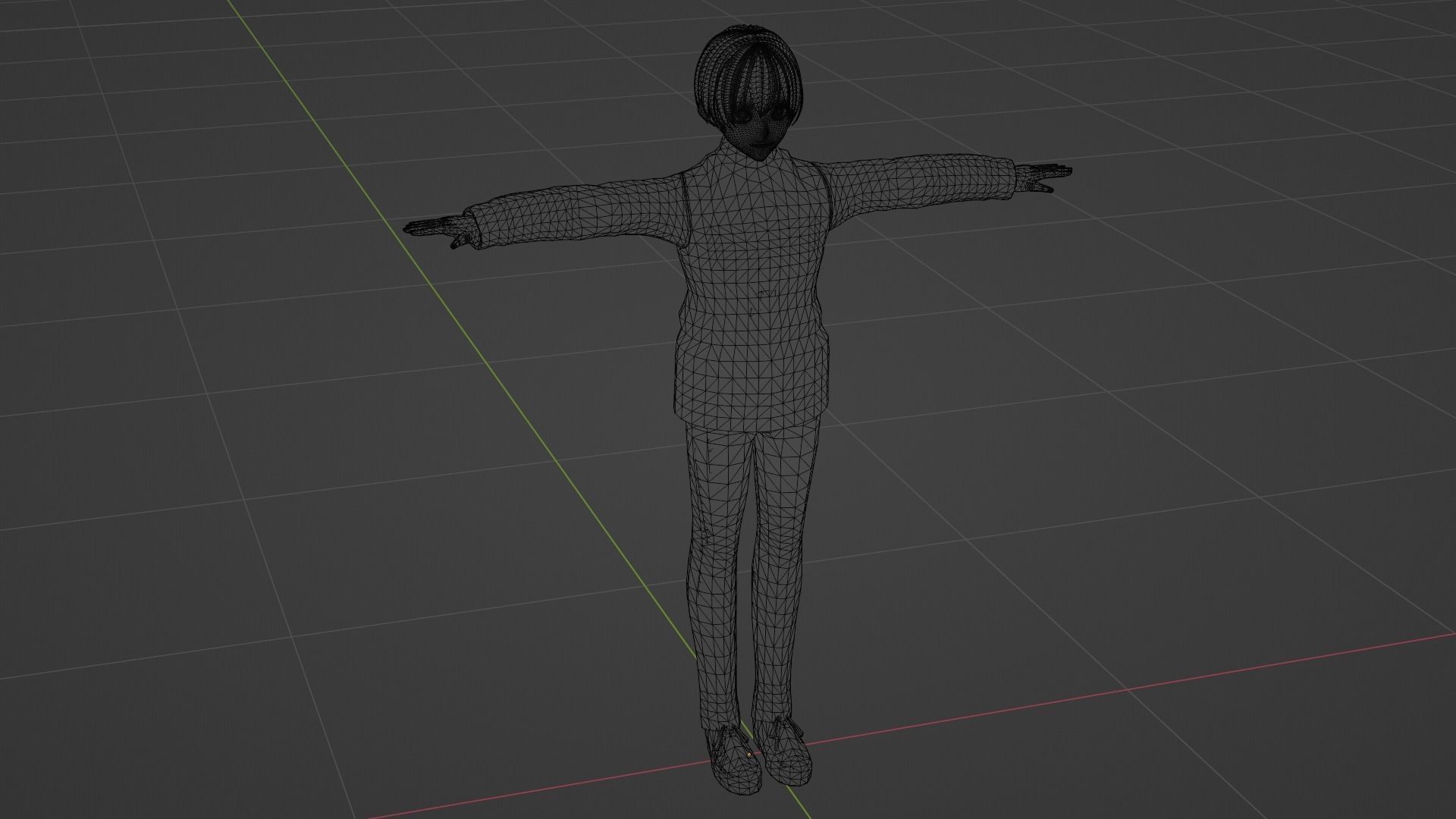 Squid Game - Player Low-poly 3D model_8