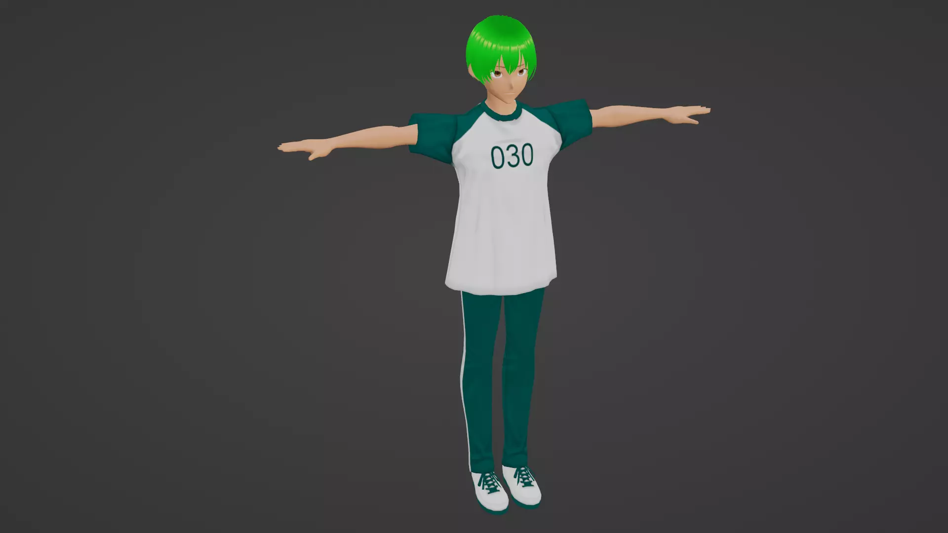 Squid Game - Player Low-poly 3D model