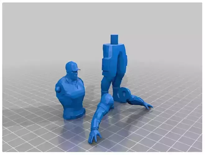 WWE John Cena Action Figure 3D print model