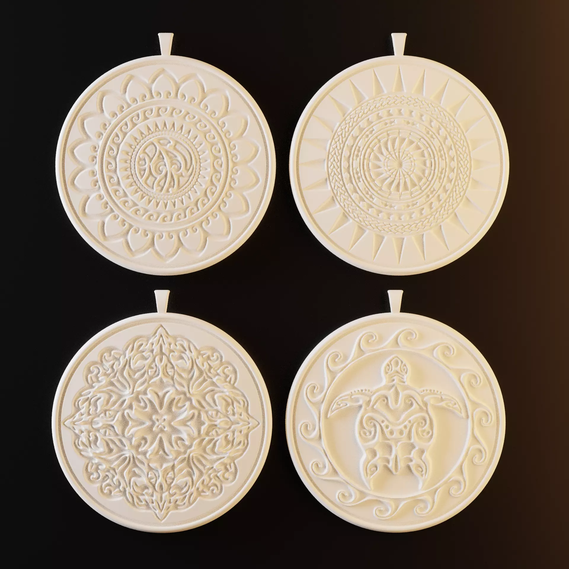 Art Pendants 3D print model