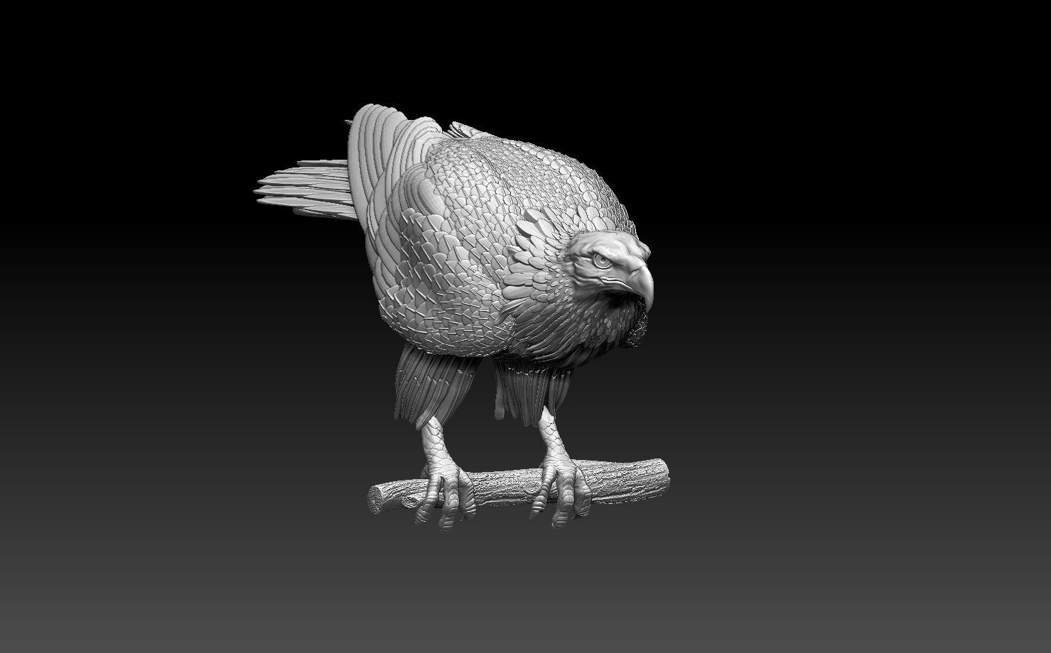 eagle 3D print model_11