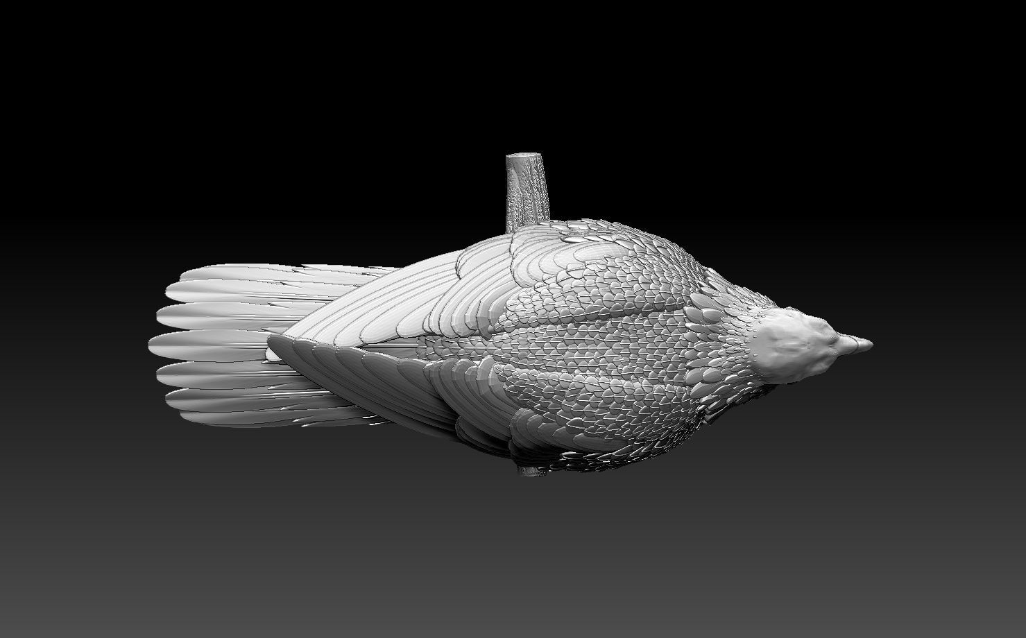 eagle 3D print model_8