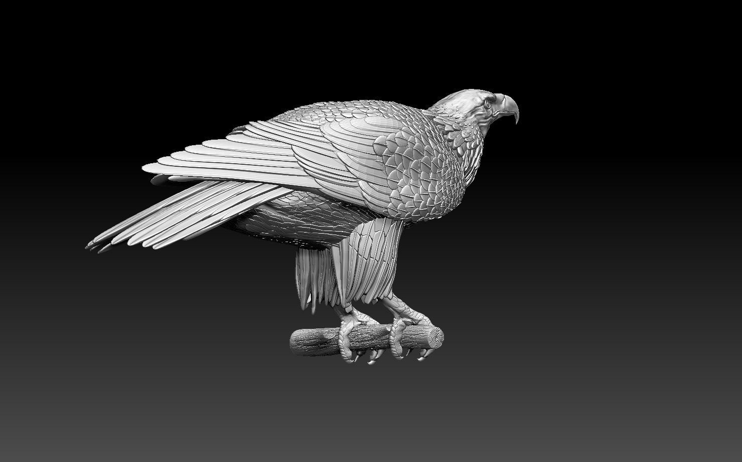 eagle 3D print model_6