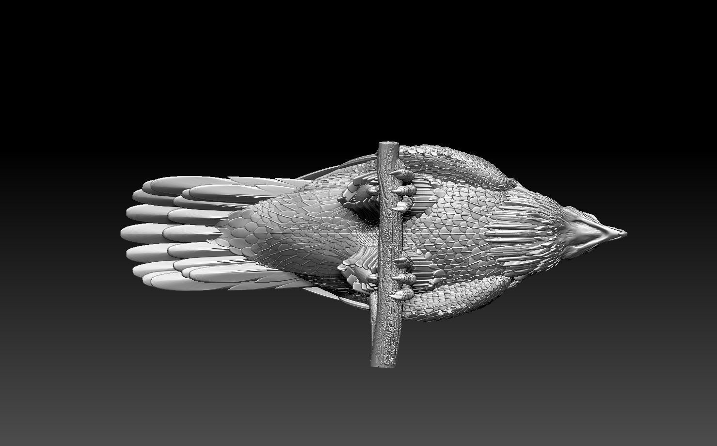 eagle 3D print model_10