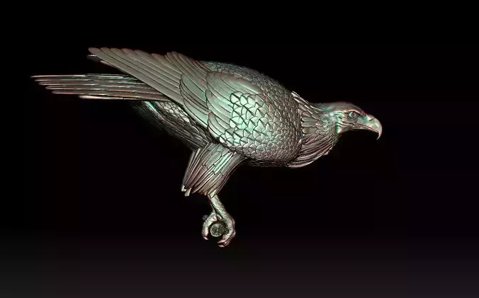 eagle 3D print model