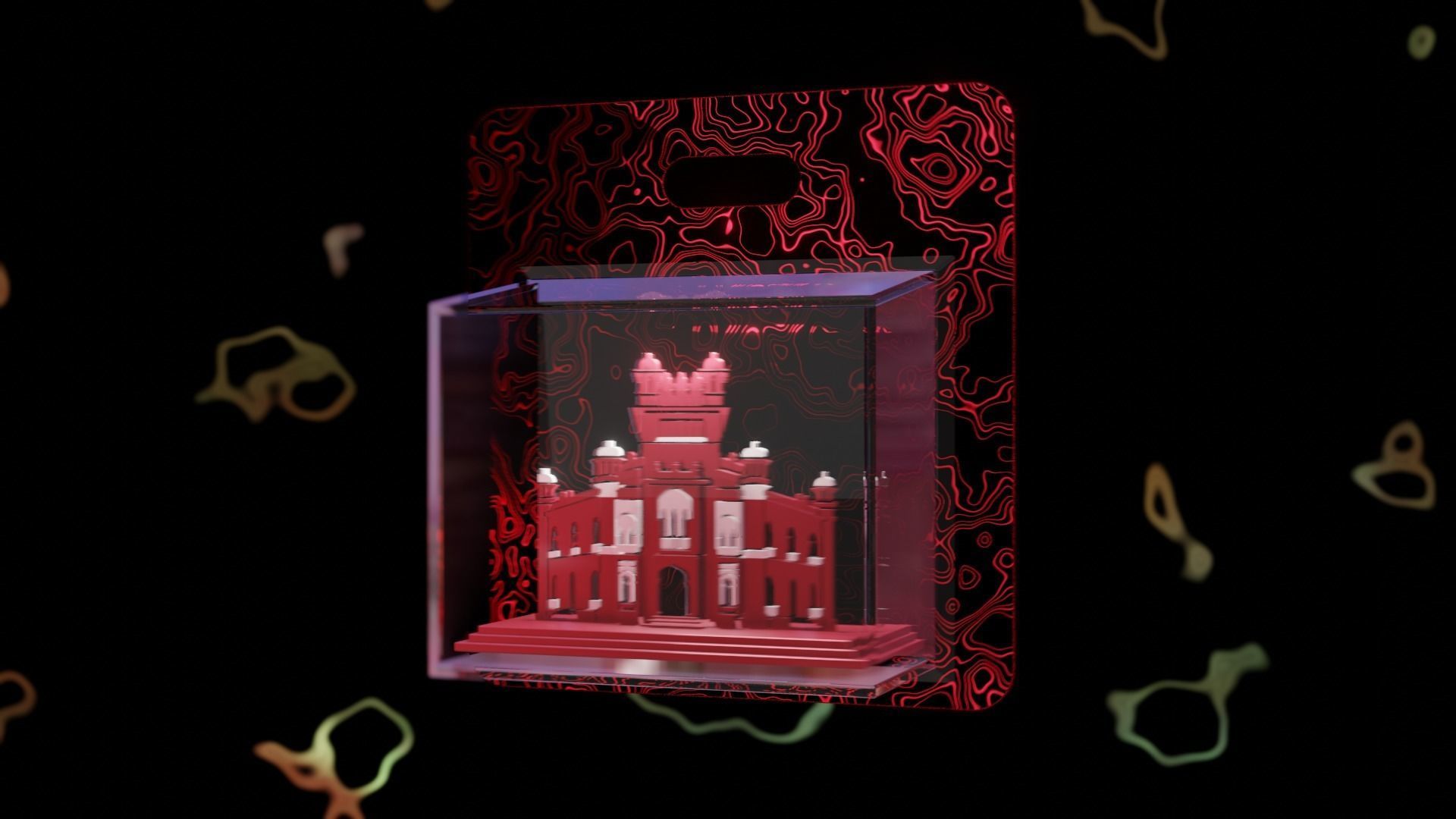3D Cool Historical Building Collectibles NFT Art and Animation 3D model_6