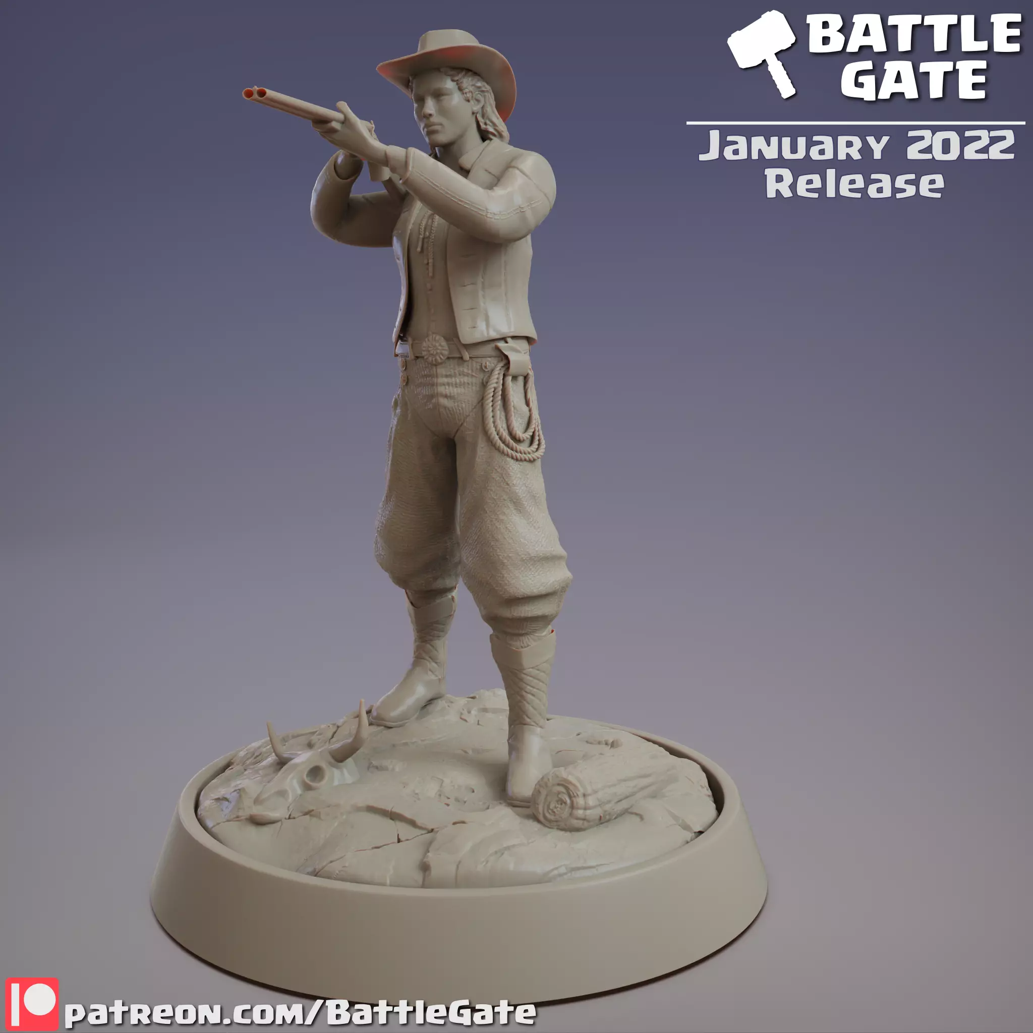 BRAVE WOMAN 3D print model
