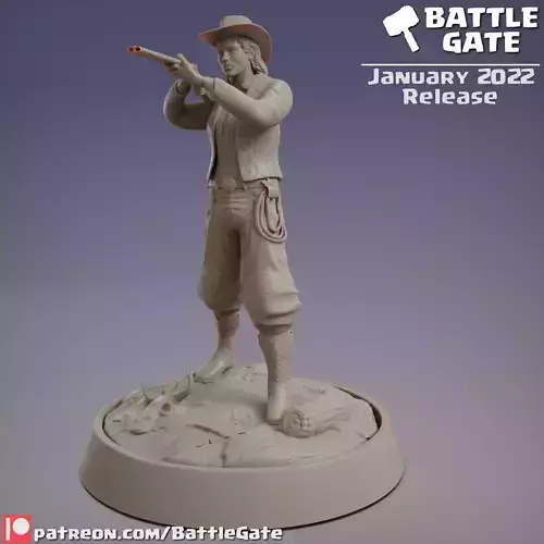 BRAVE WOMAN 3D print model