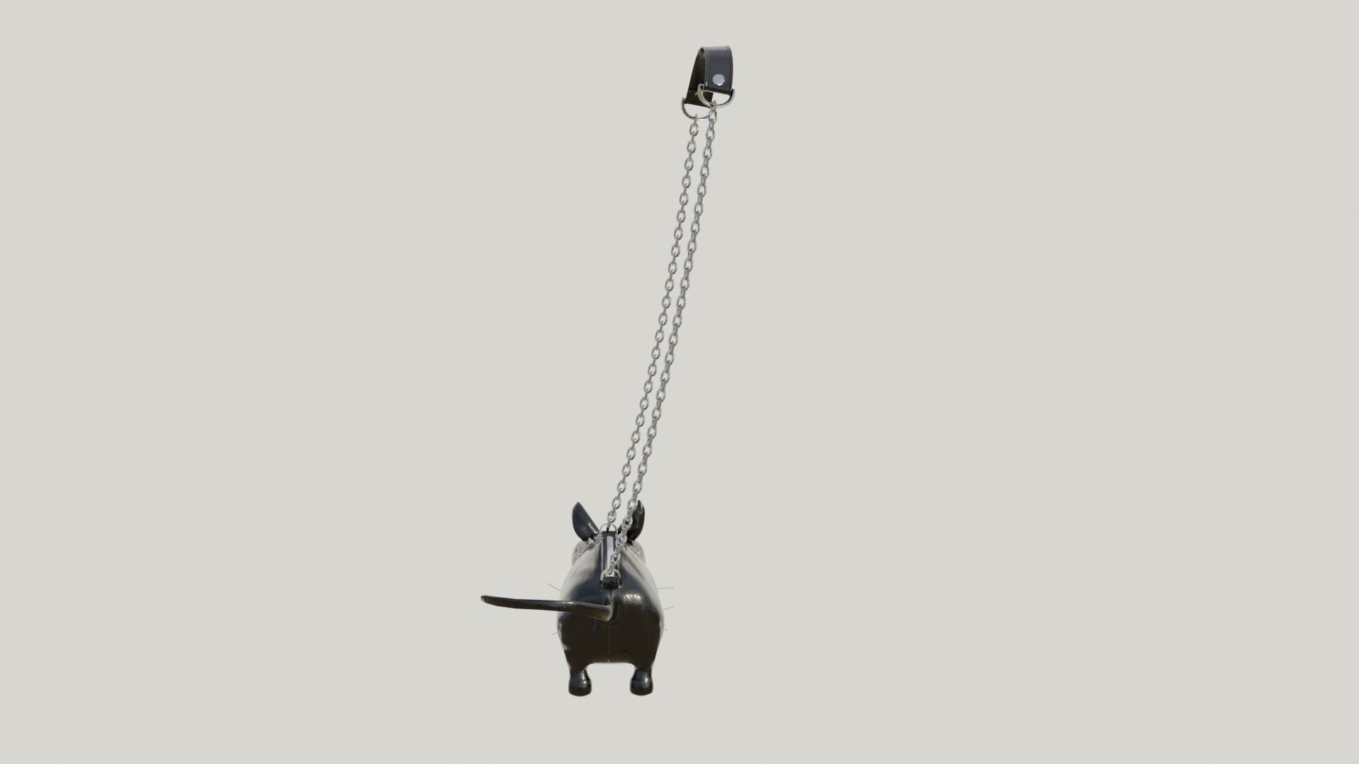 Cute black bag v12 no character 3D model_15