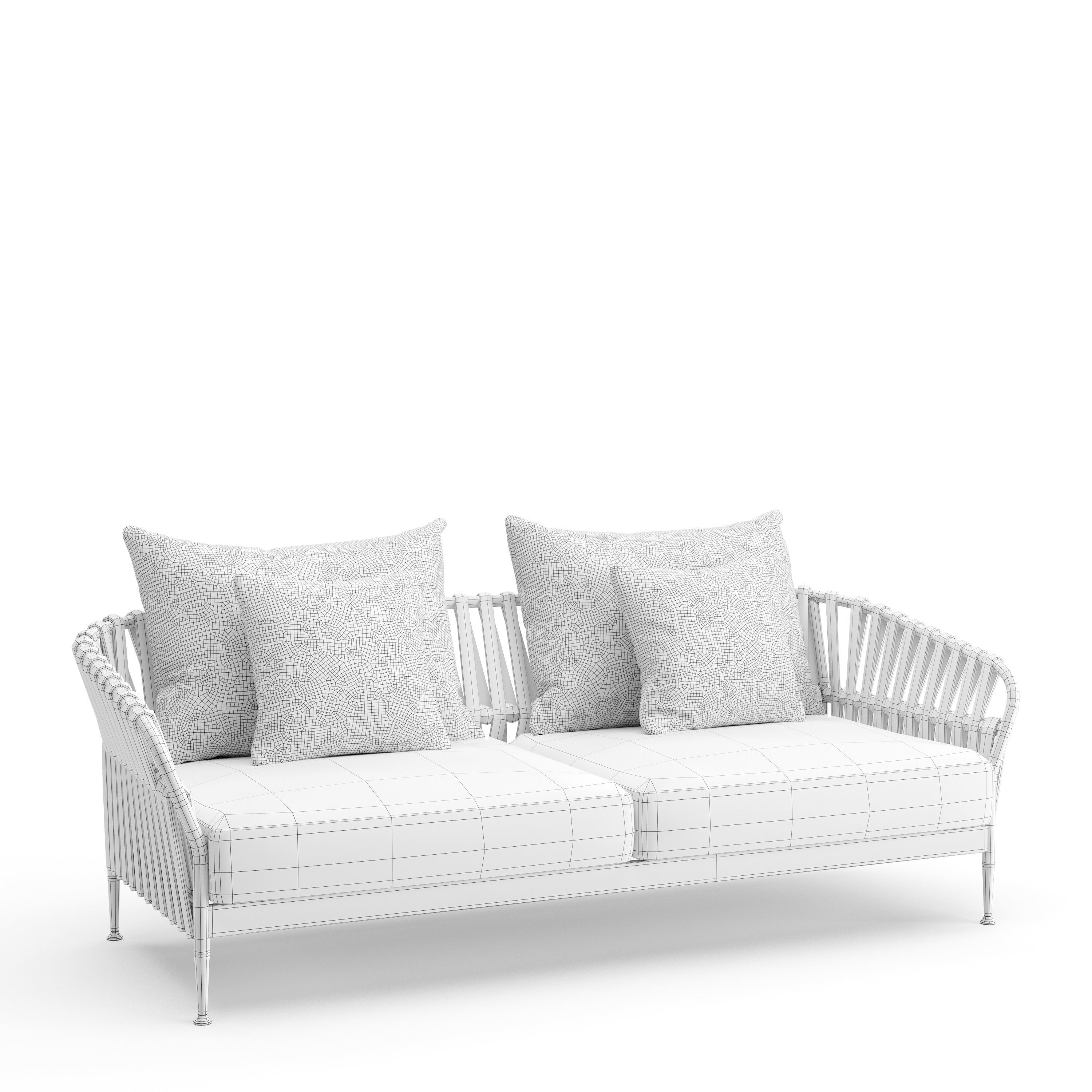 Talenti Frame 2 Seater Sofa 3D model_2