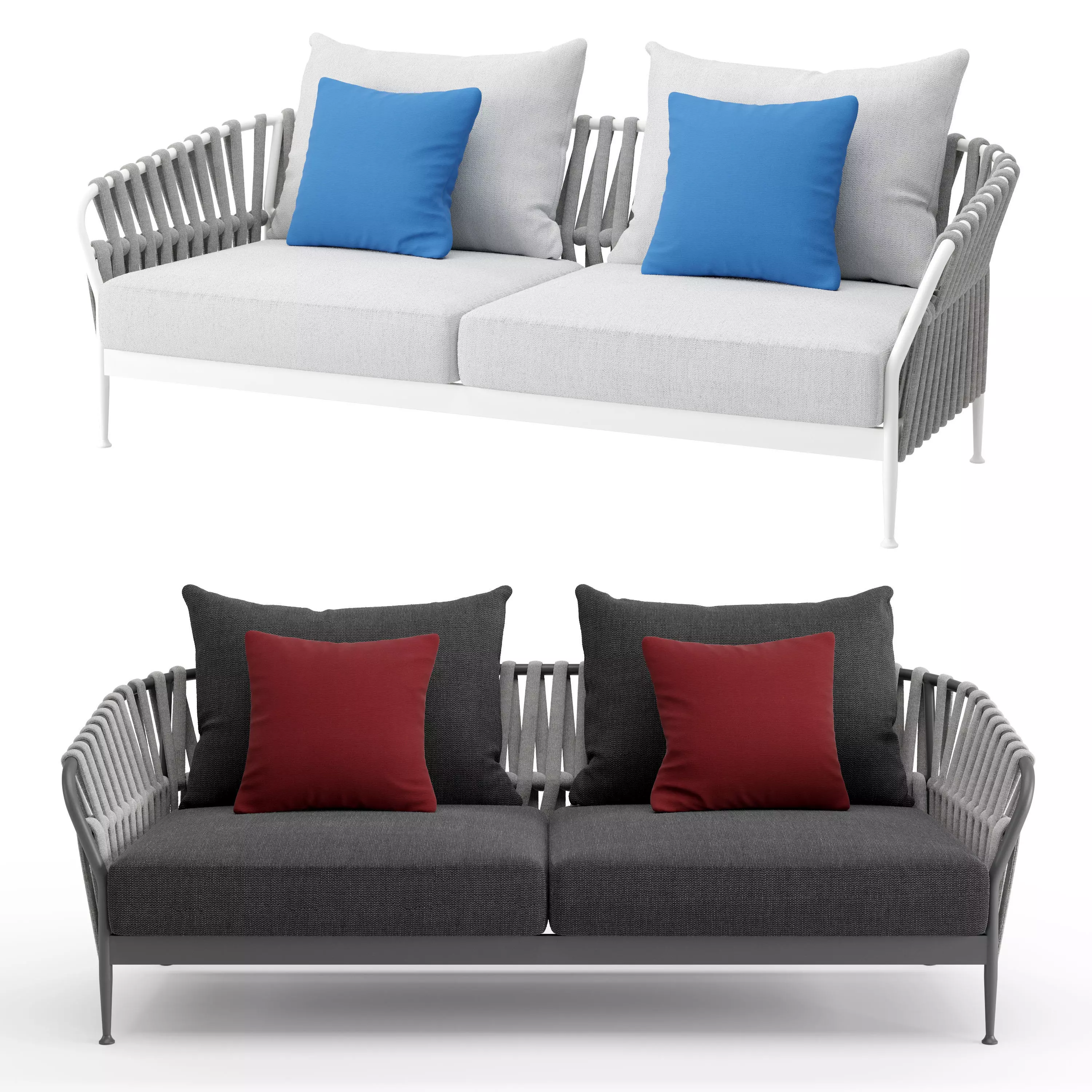Talenti Frame 2 Seater Sofa 3D model_0