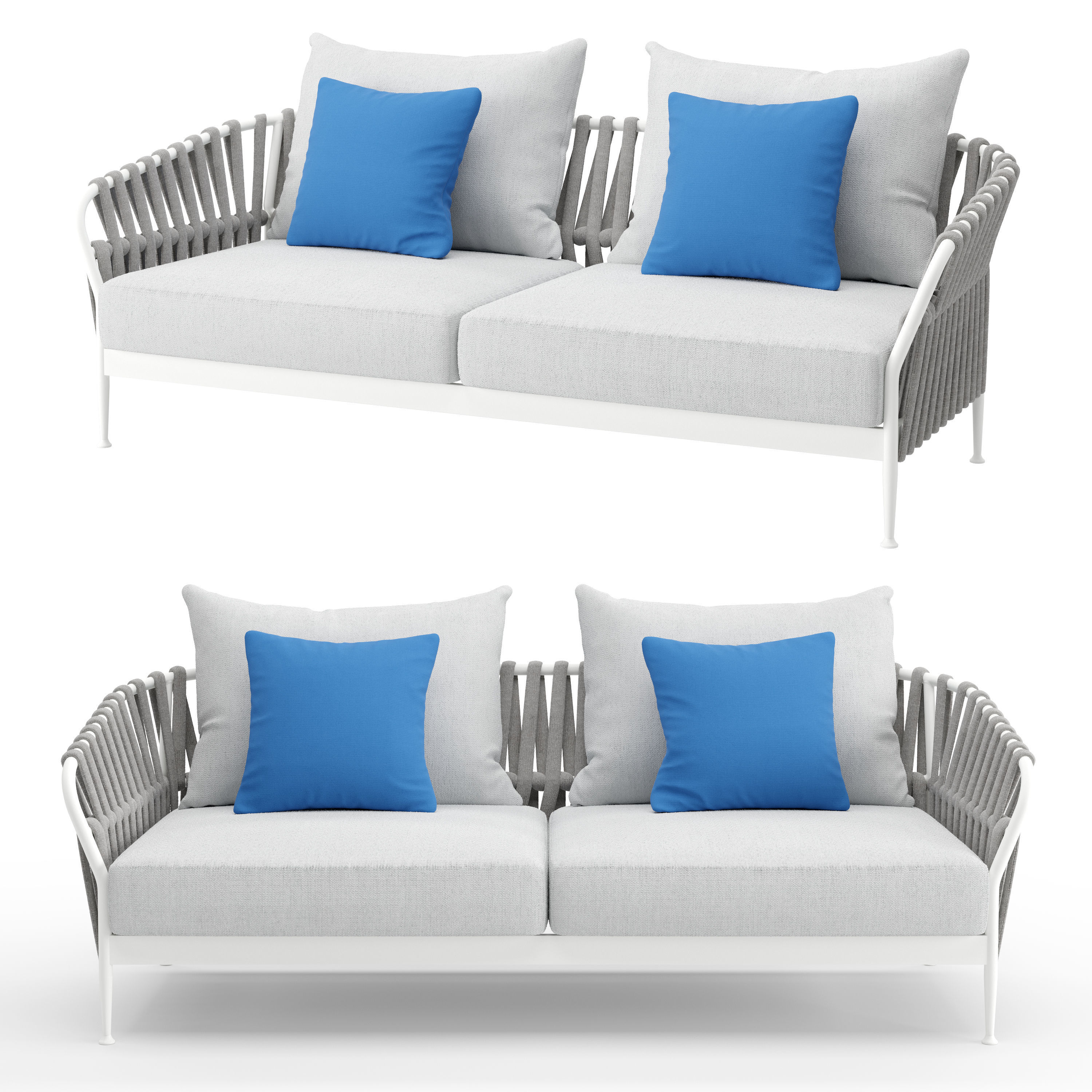 Talenti Frame 2 Seater Sofa 3D model_4