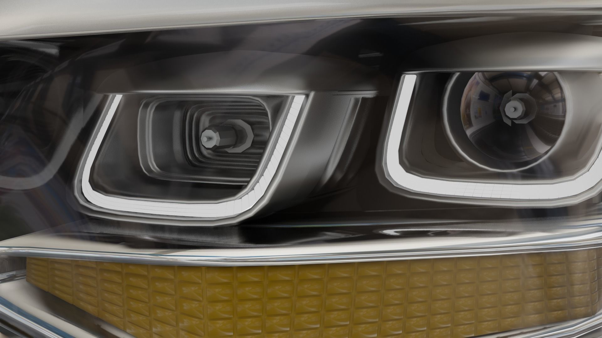 Volkswagen Transporter T6 Low-poly 3D model_16