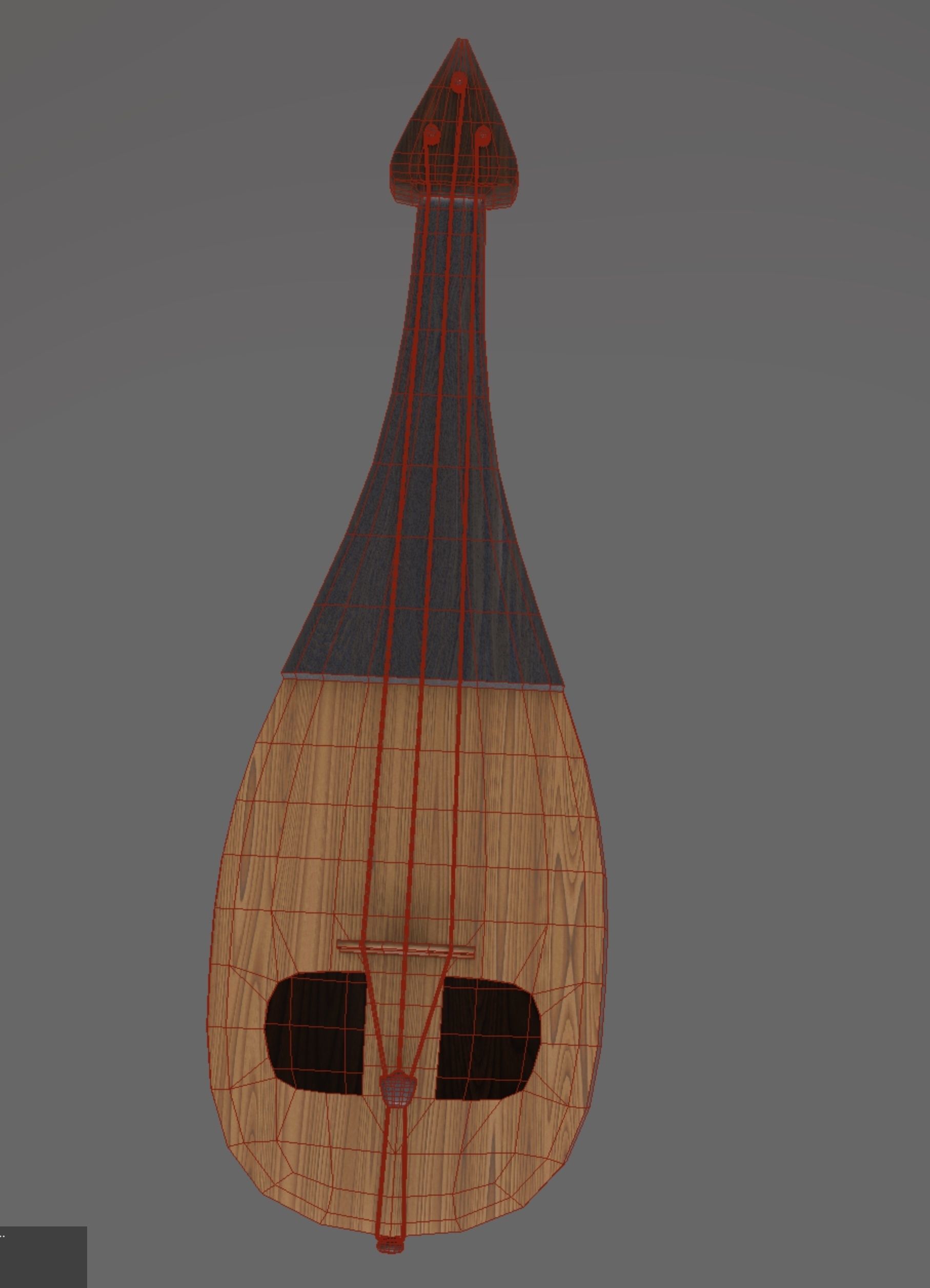 Kemence aka Rebec 3D model_5
