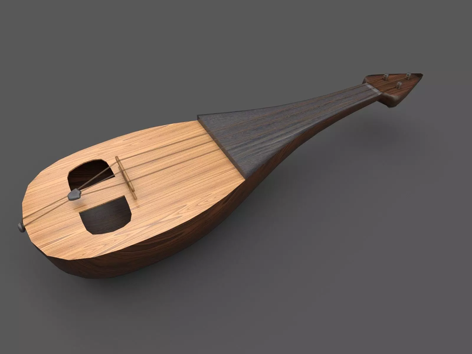 Kemence aka Rebec 3D model_0