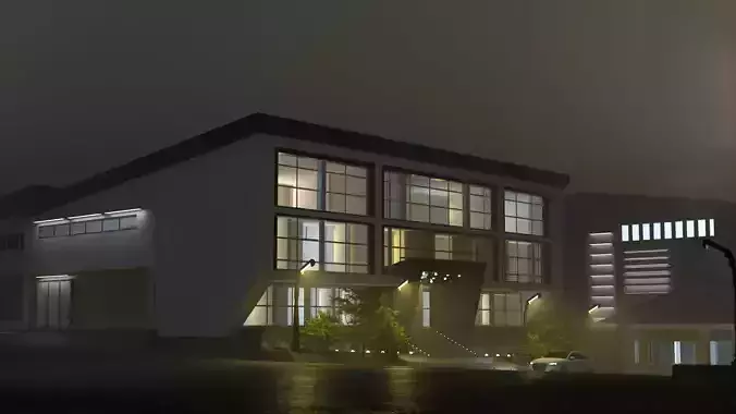 office building in work site 