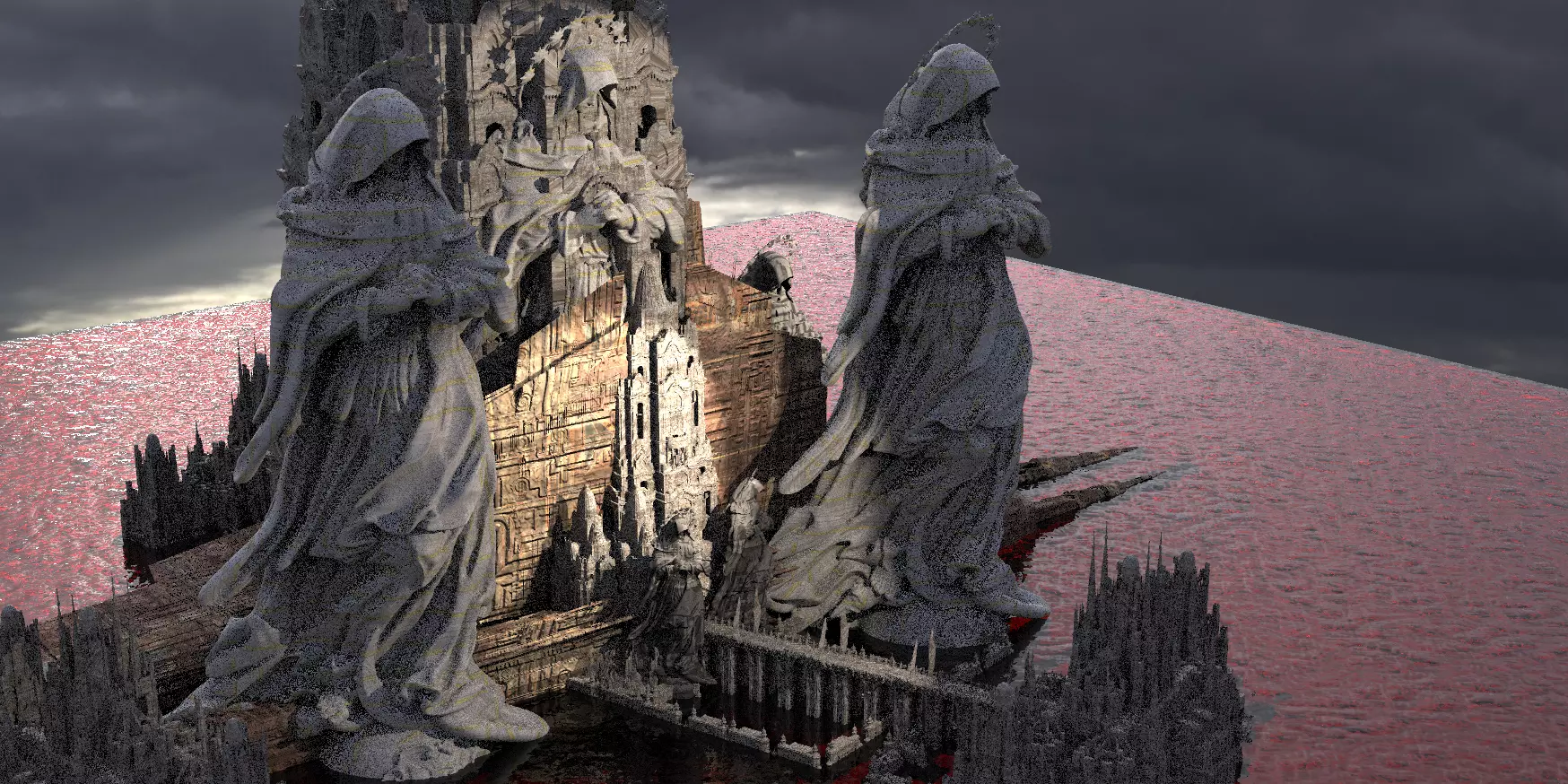  Halls Inferno Kitbash 3D model_0