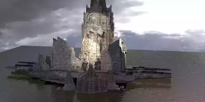 Inner Core Earth Cityscape 