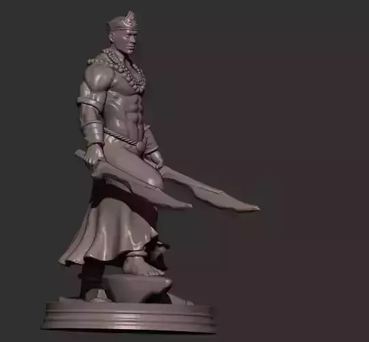 Ogum God Of the iron  3D print model
