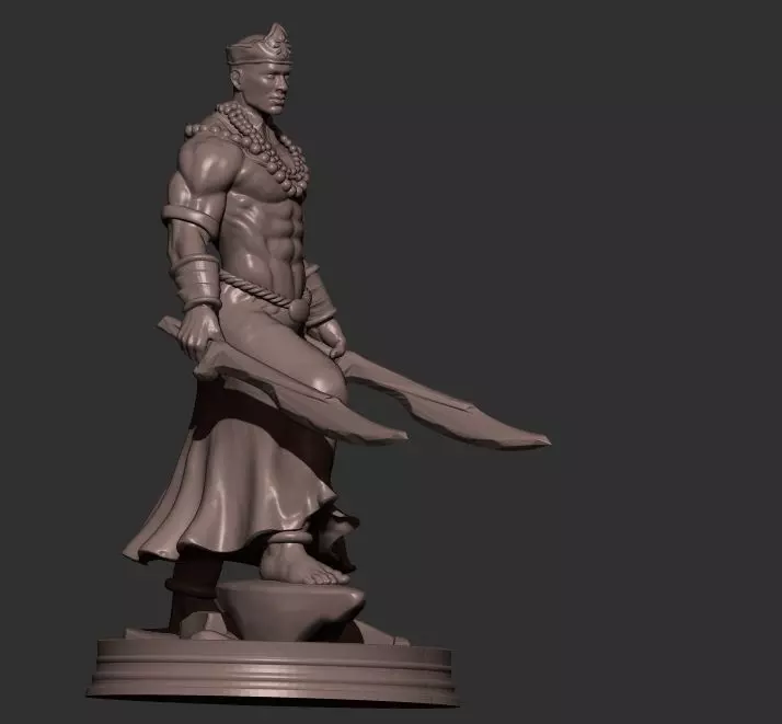 Ogum God Of the iron 3D print model