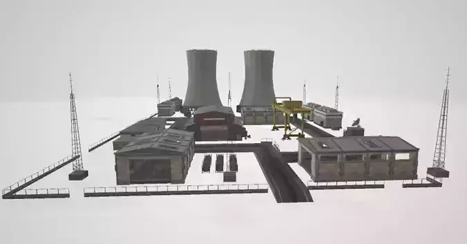 free fire Mars Electric Low-poly 3D model