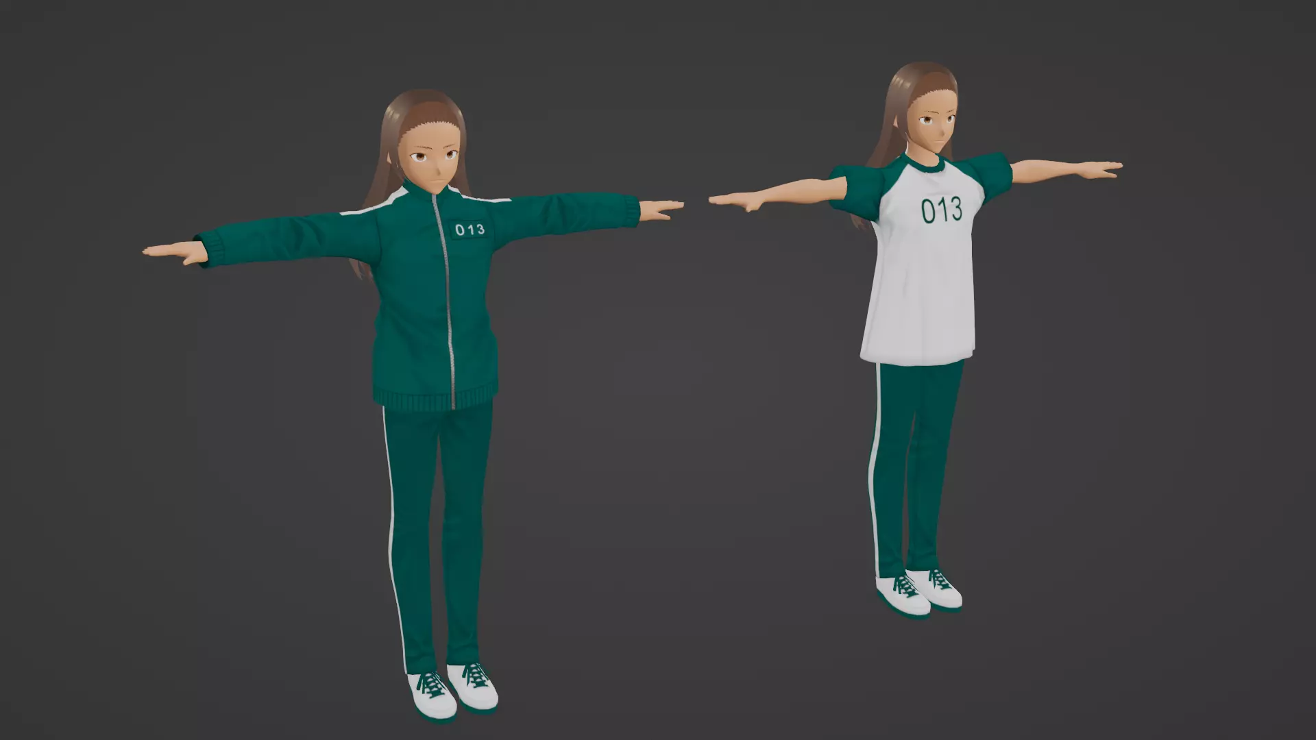 Squid Game - Player Low-poly 3D model