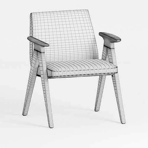 Libera Armchair 3D model 5