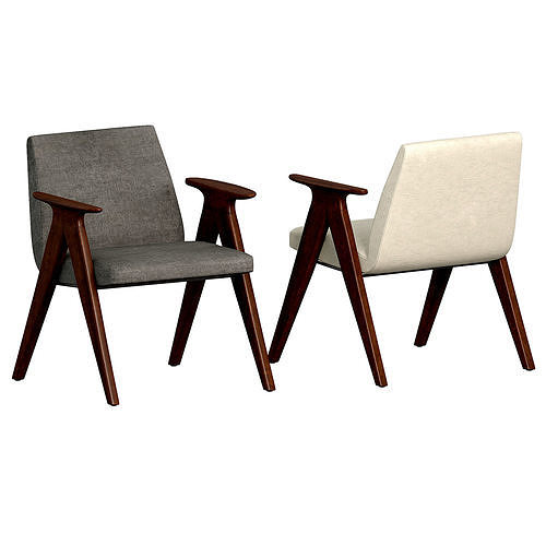 Libera Armchair 3D model 4