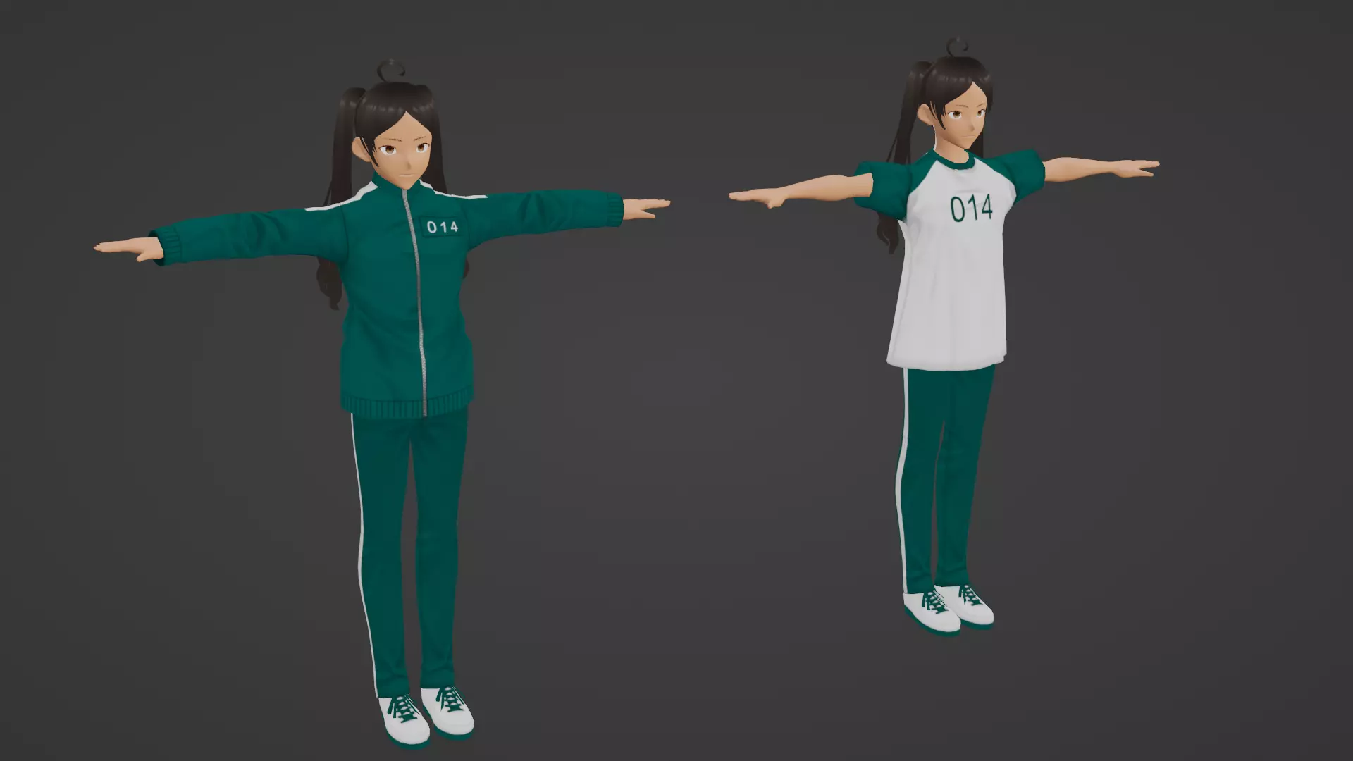 Squid Game - Player Low-poly 3D model