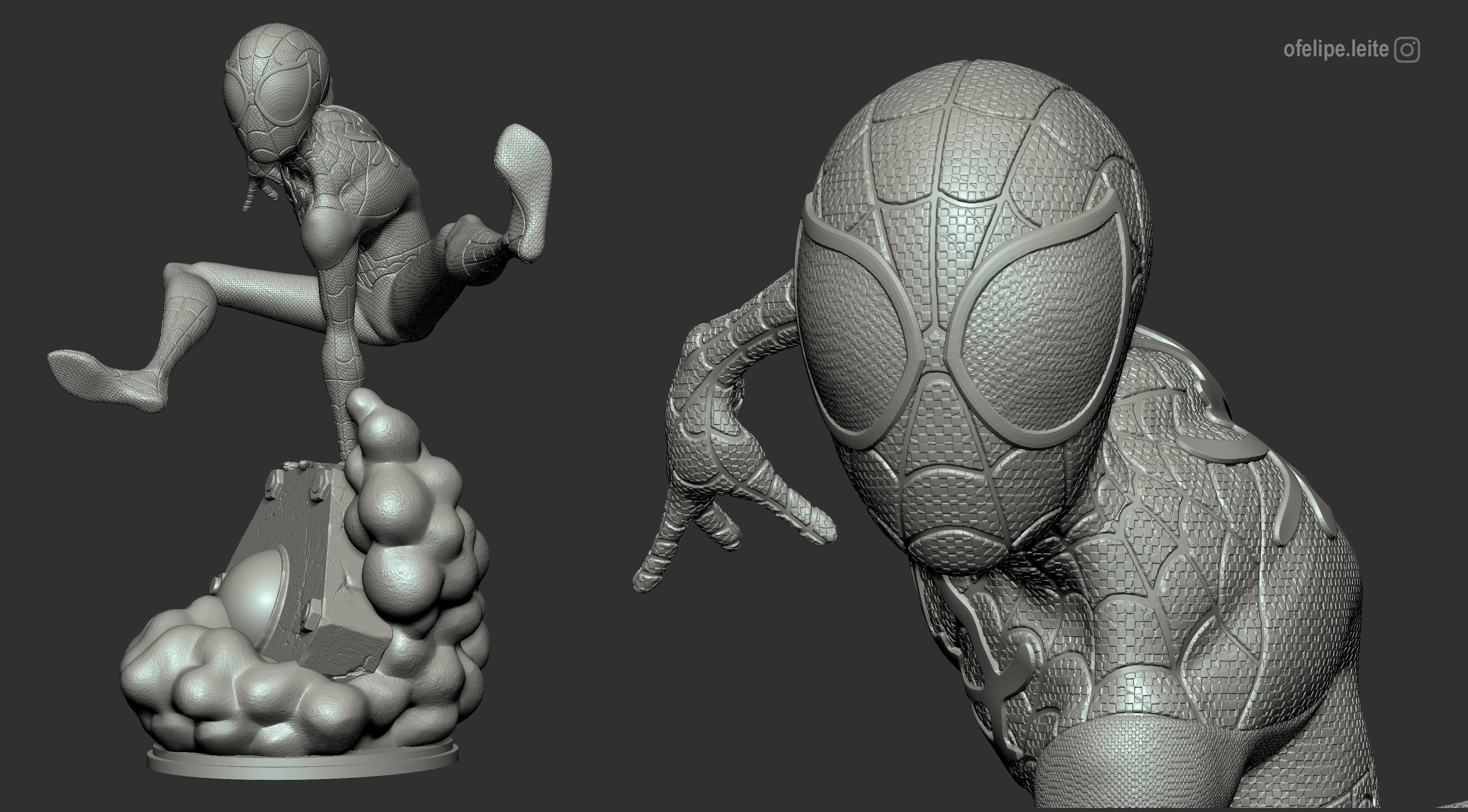 Miles Morales Spider-Man Into the Spider-Verse 3D print model_9