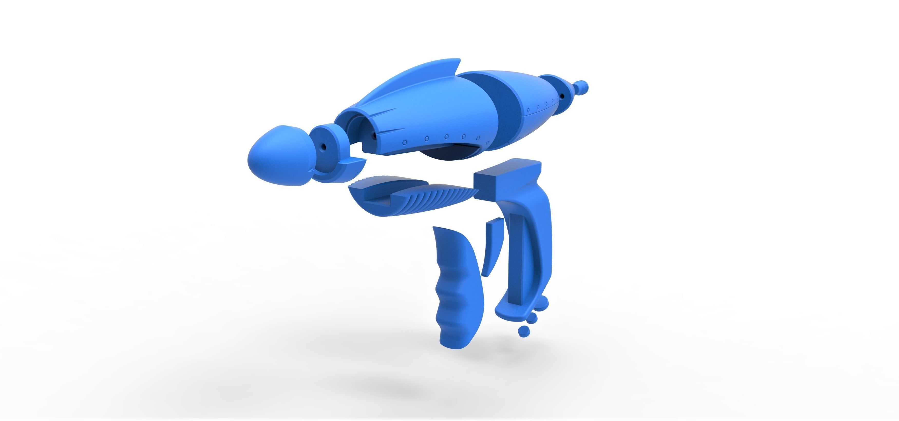 Ray gun from Sky Captain and the World of Tomorrow 2004 3D print model_21