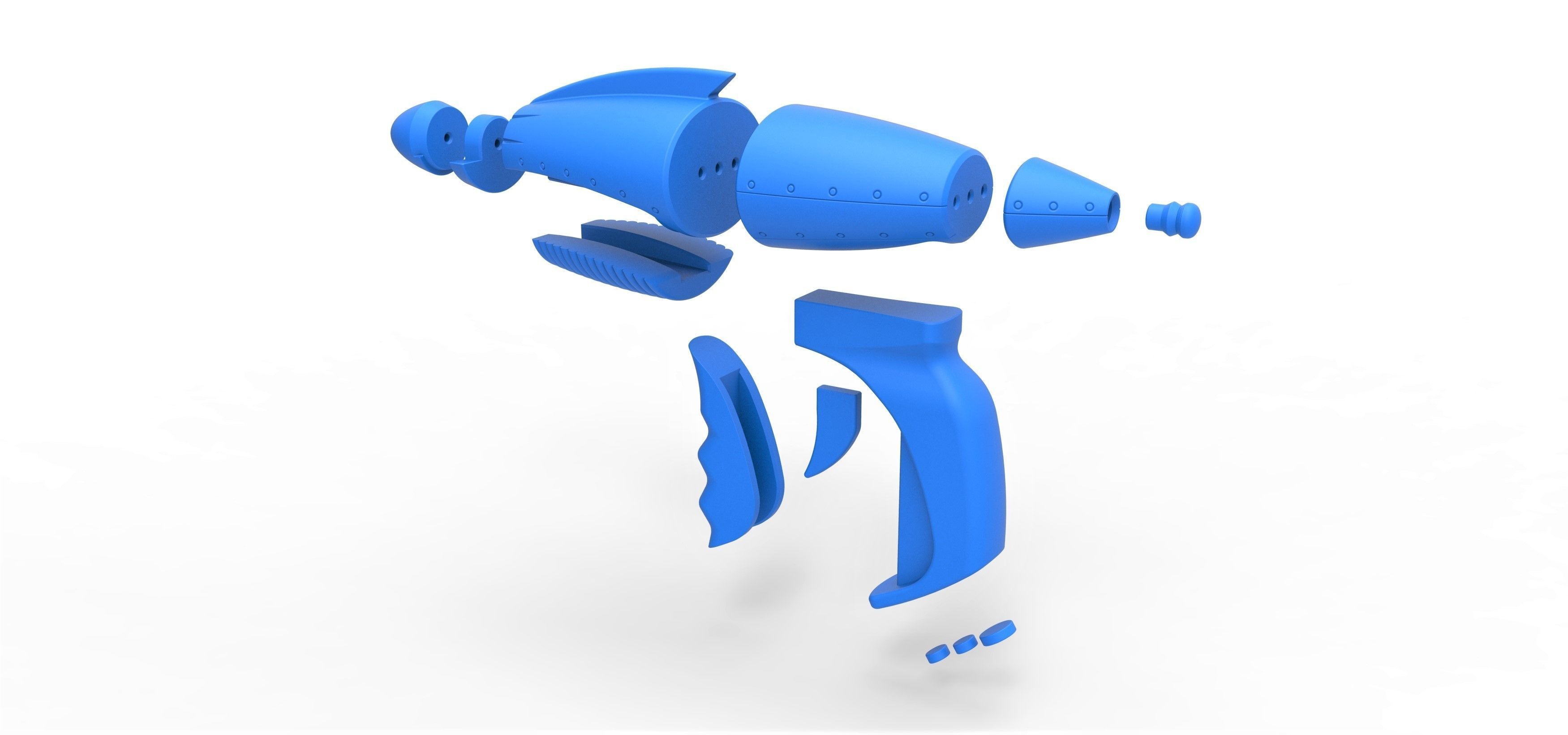 Ray gun from Sky Captain and the World of Tomorrow 2004 3D print model_23