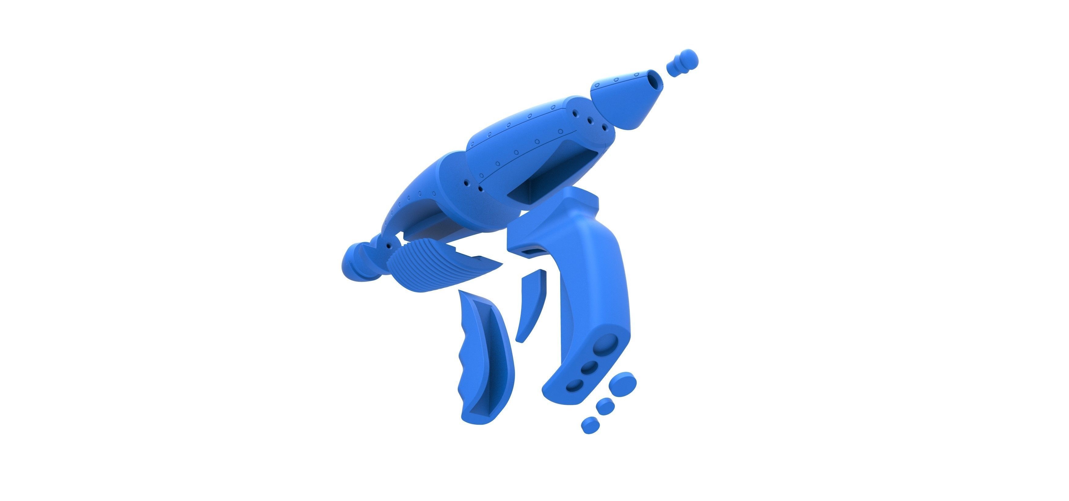 Ray gun from Sky Captain and the World of Tomorrow 2004 3D print model_24