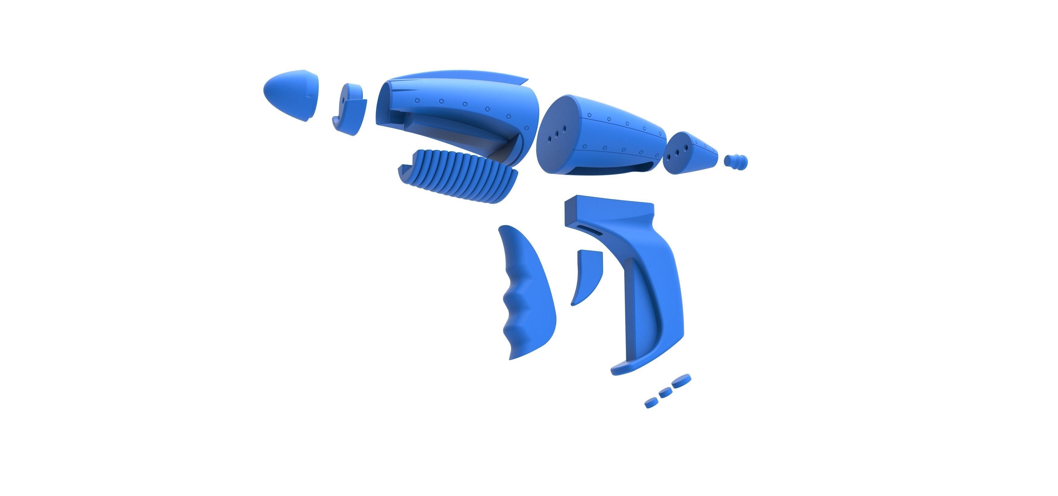 Ray gun from Sky Captain and the World of Tomorrow 2004 3D print model_20