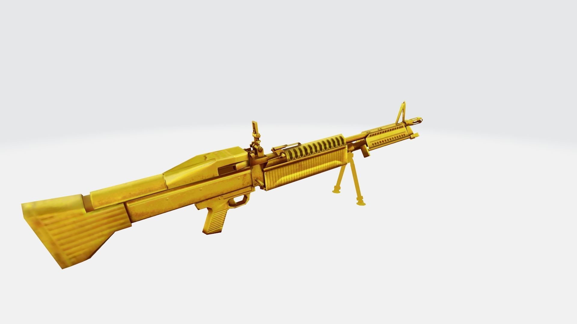 M60 Rifle Game Weapon 18x 3D model_29