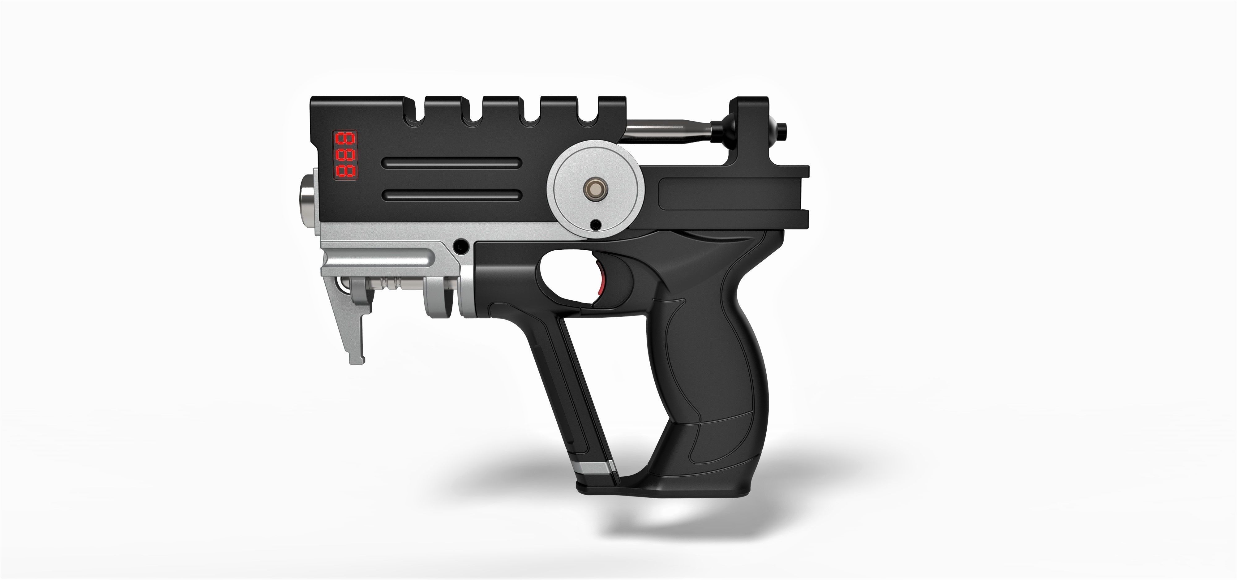 Blaster of Korben Dallas from movie The Fifth Element 3D model_6